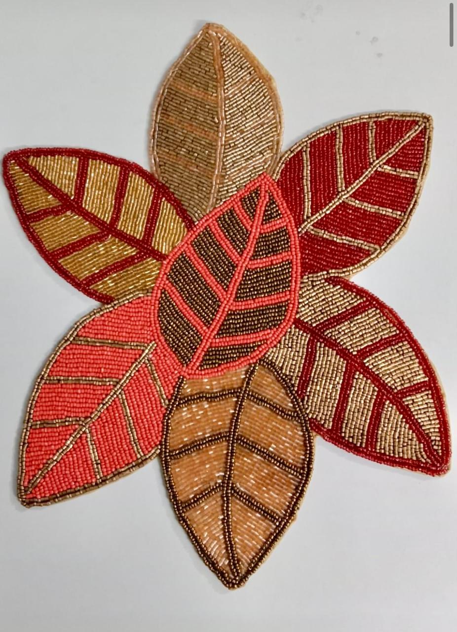 Premium Woven Table Mats with Decorative Border