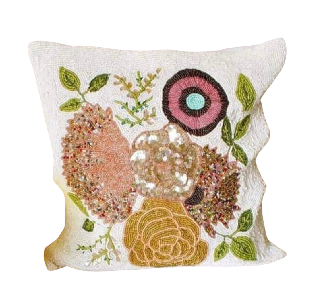 Multicoloured Decorative Cushion Cover - Vibrant Throw Pillow Case