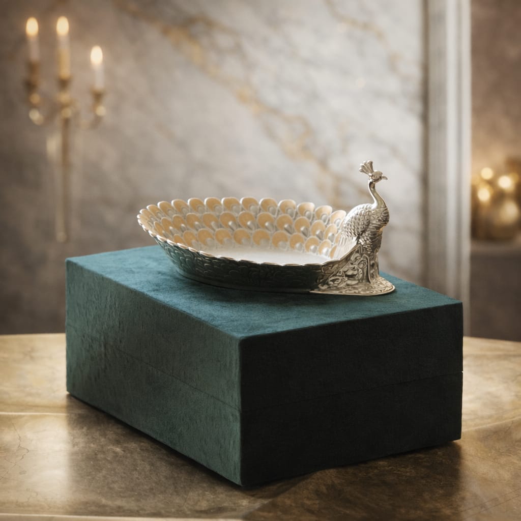 German Silver Peacock