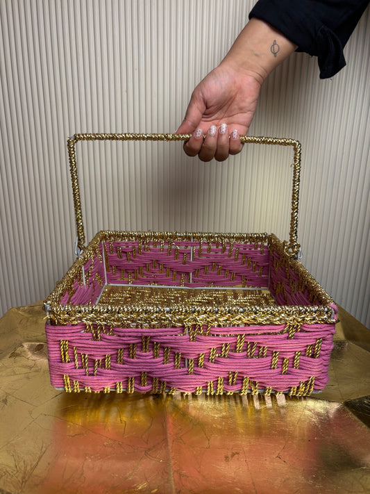 Pink & Gold Celebration Basket
