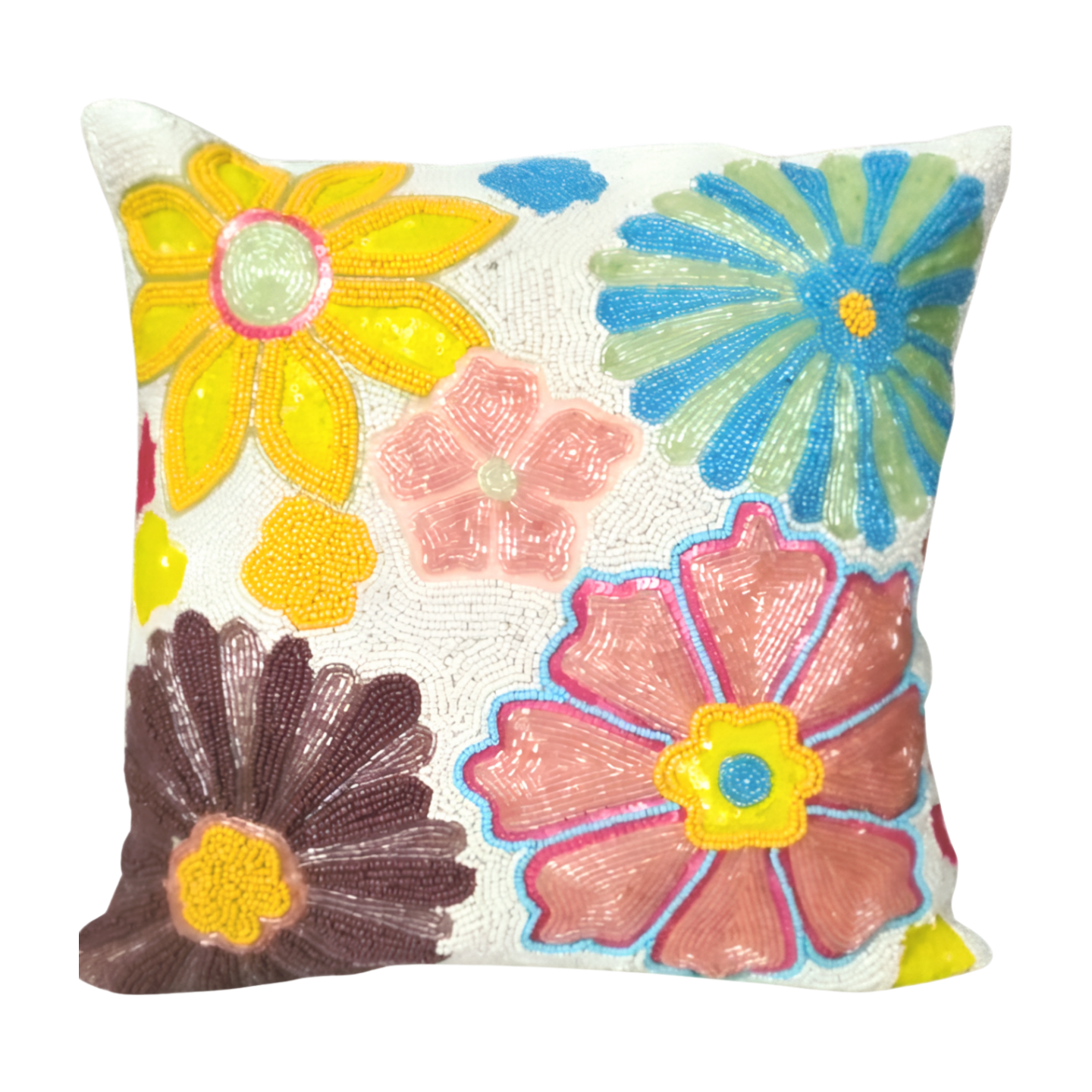 Handmade Floral Cushion Covers