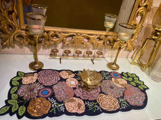 Floral Multi colored Motif Table Runner