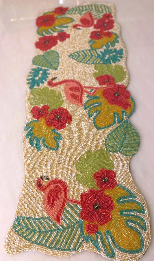 Pink Flamingo Table Runner