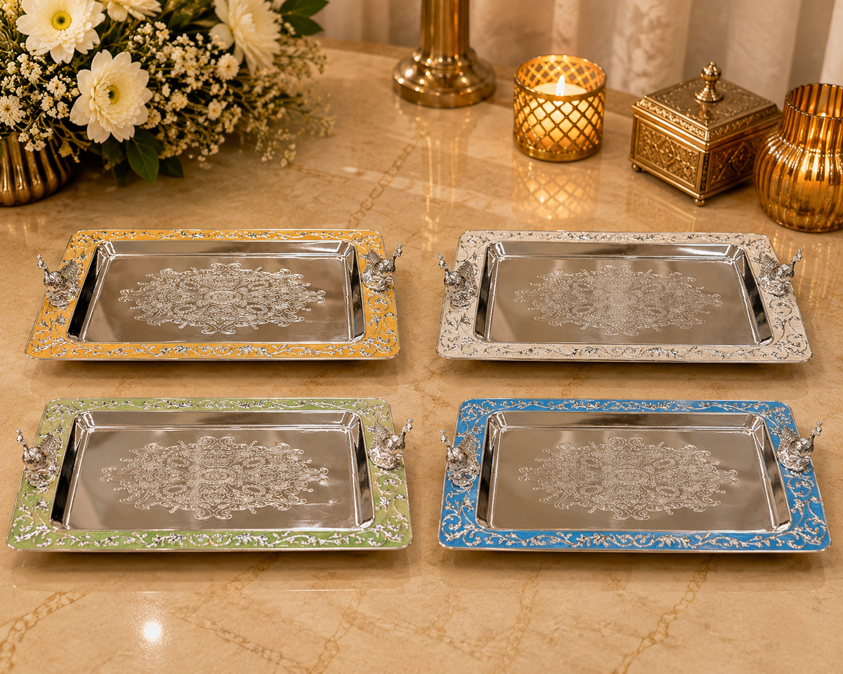 Heritage Peacock Serving Tray