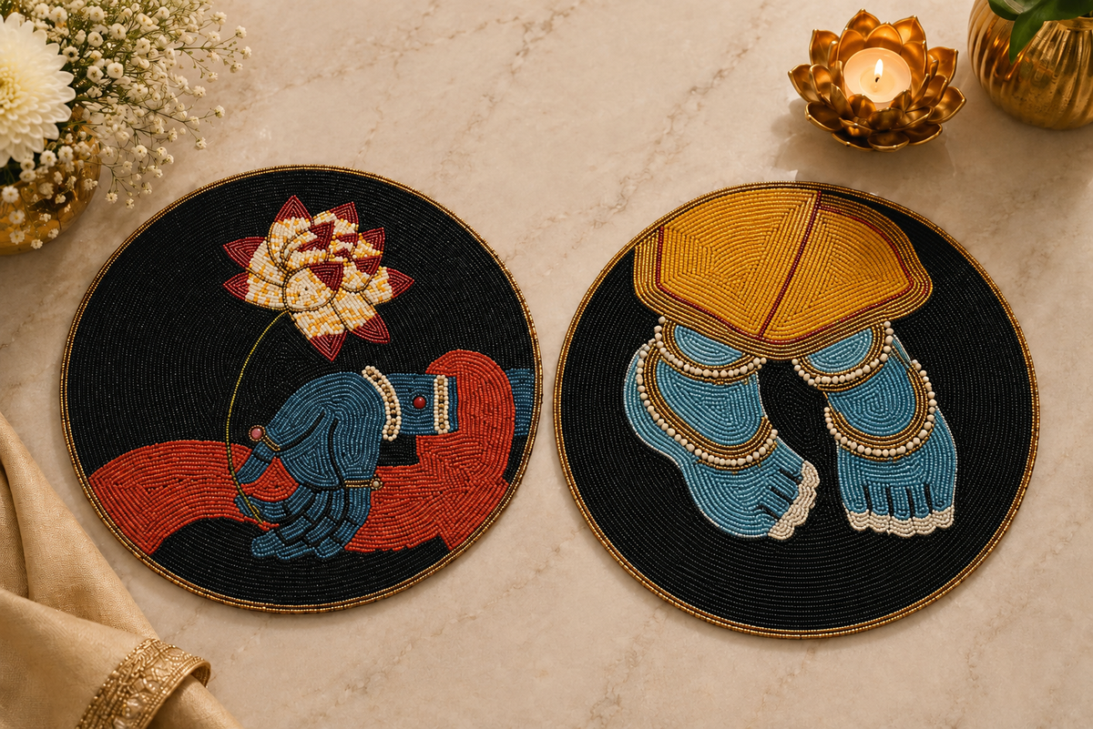 Divya Kamal Beaded Mat