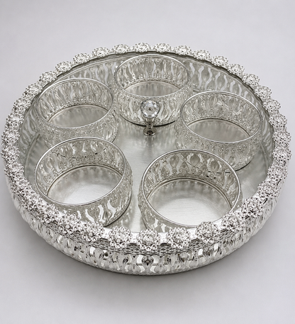 Royal Silver Dryfriut Box