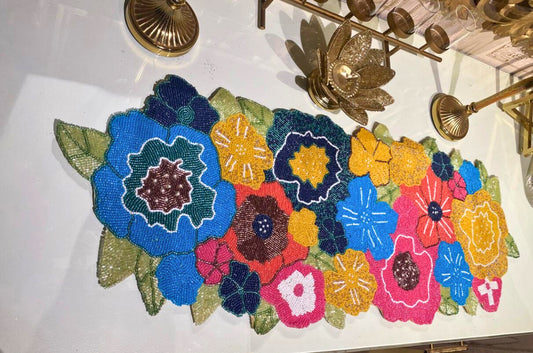Colorful Floral Table Runner
