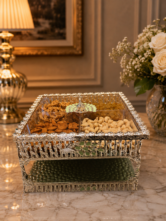 Royal Peacock Dry Fruit Chest