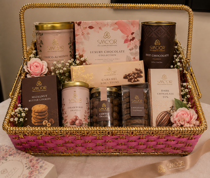 Pink & Gold Celebration Basket