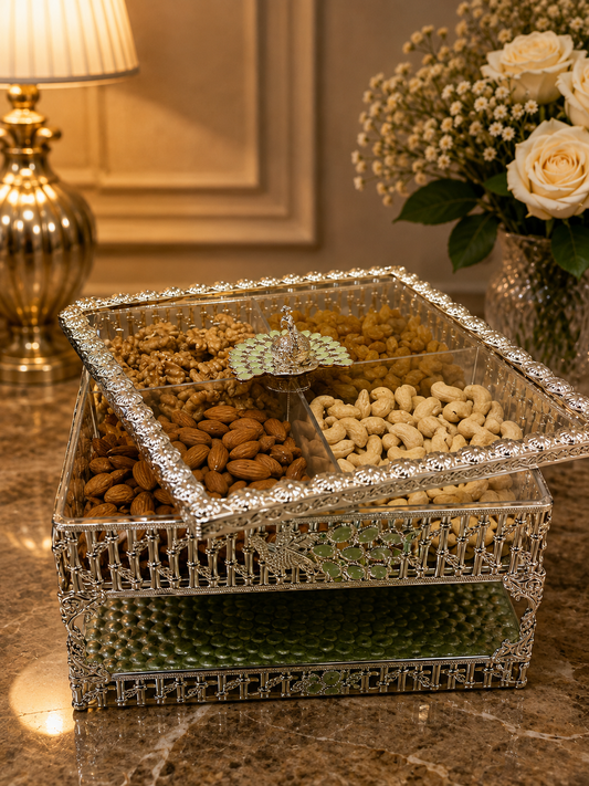 Royal Peacock Dry Fruit Chest