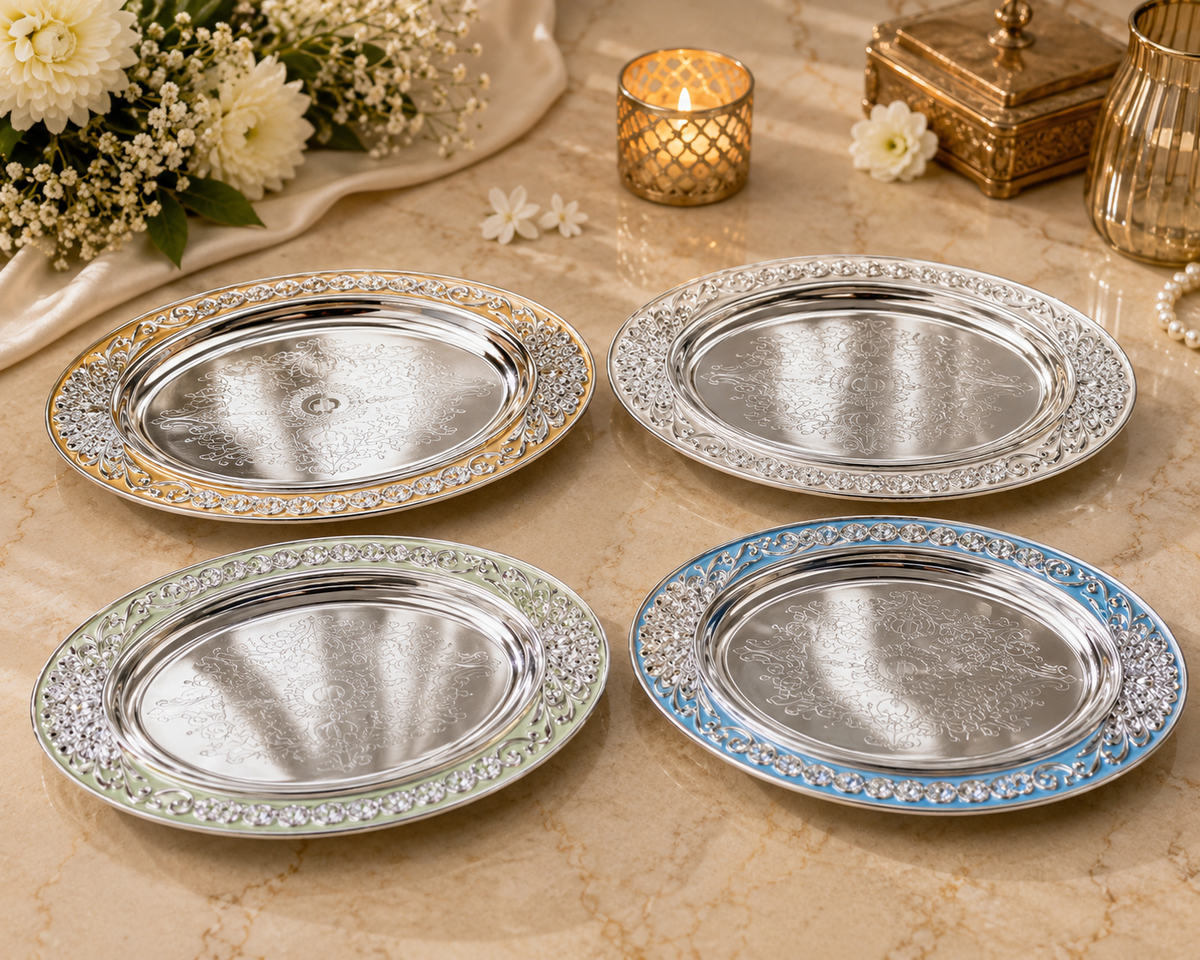 Enamel Heritage Serving Tray
