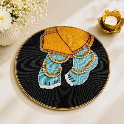 Divine Charan Beaded Mat