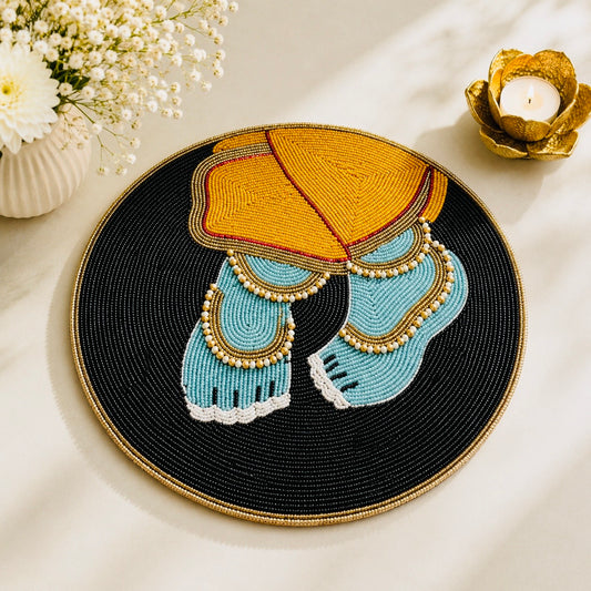 Divine Charan Beaded Mat