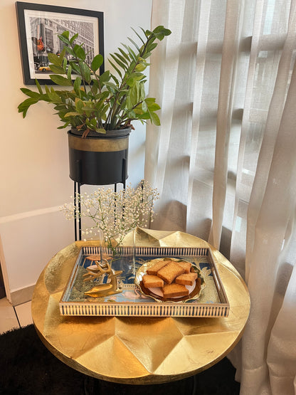 Royal Swan Palace Tray Set of 3