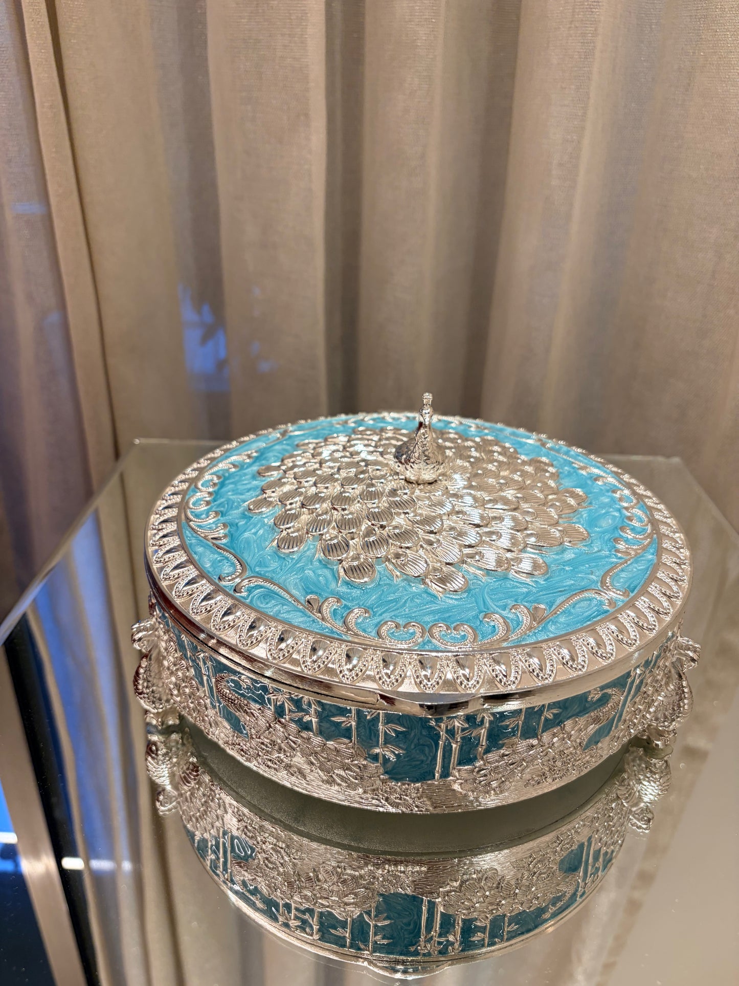 Azure Peacock Gift Box