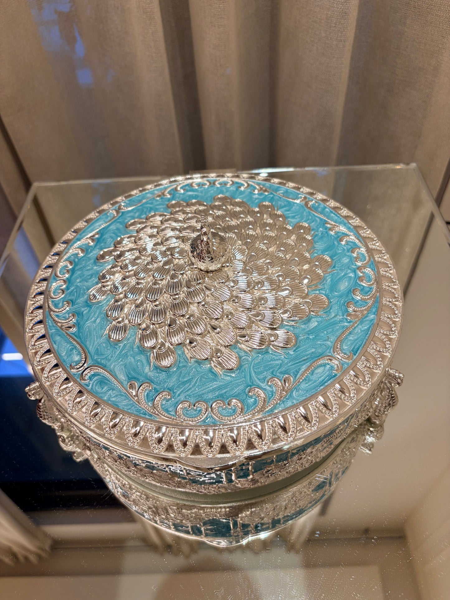 Azure Peacock Gift Box