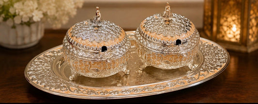 Heritage Mukhwas/Dryfruit Set - Amber