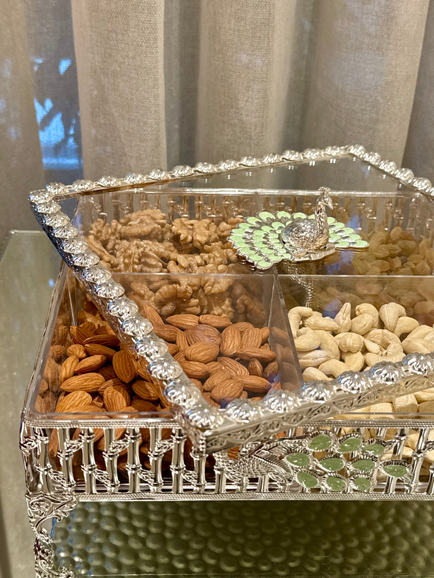Royal Peacock Dry Fruit Chest