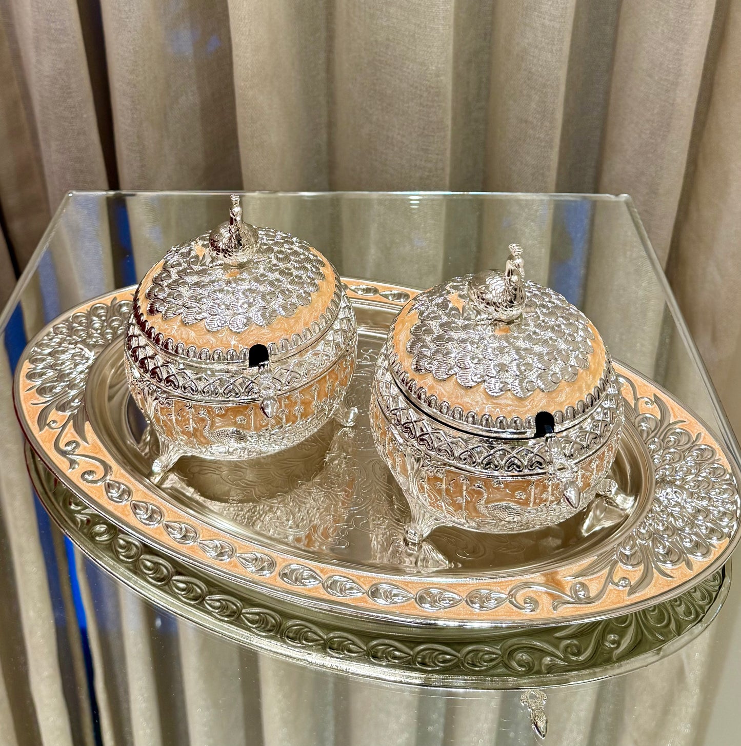 Heritage Mukhwas/Dryfruit Set - Amber