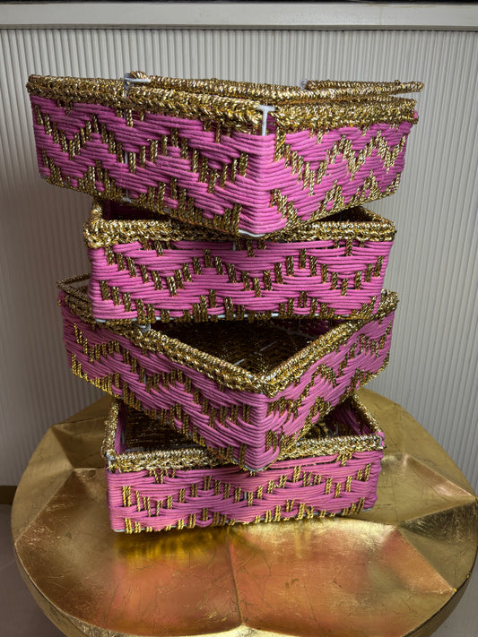 Pink & Gold Celebration Basket