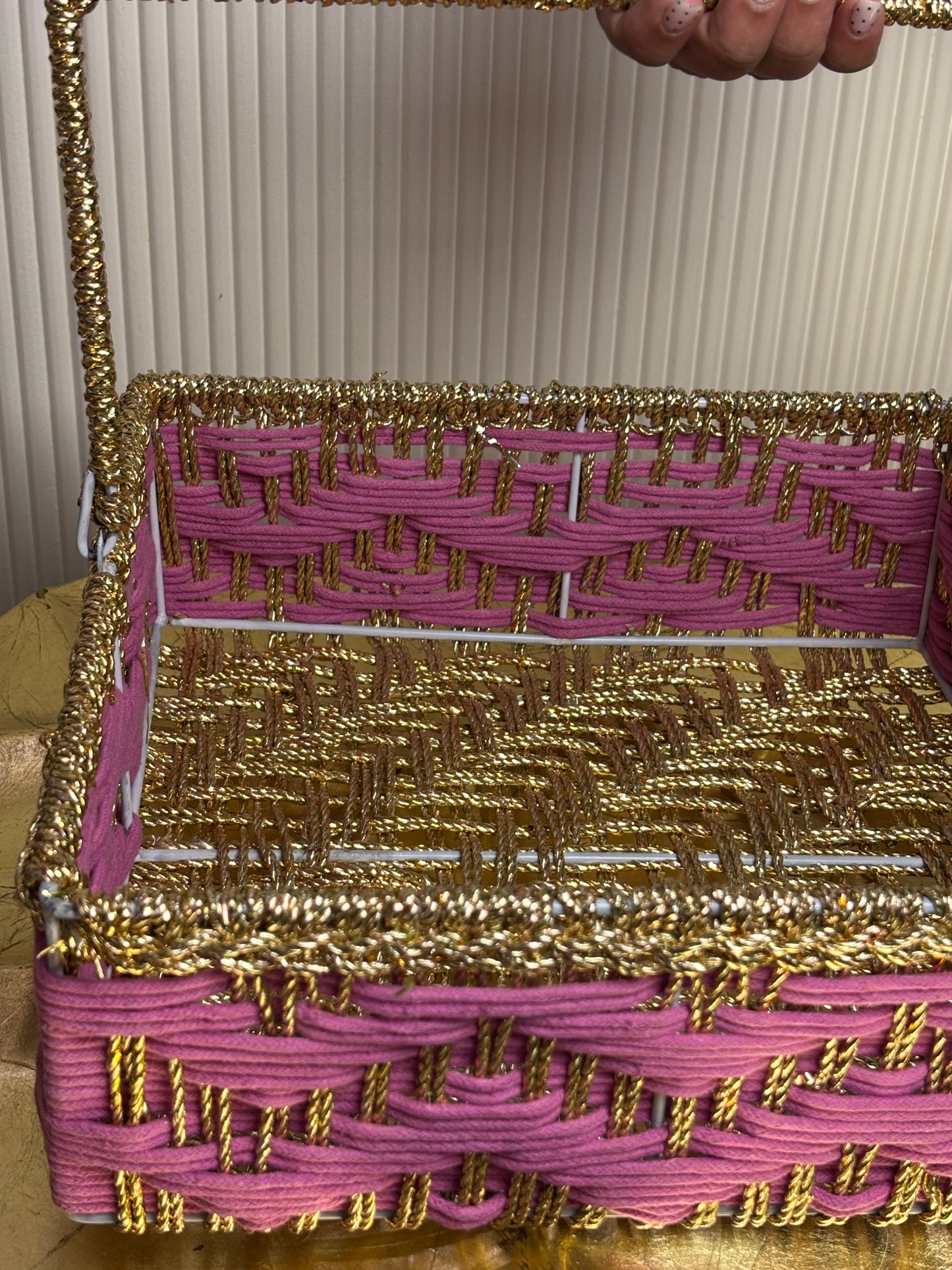 Pink & Gold Celebration Basket