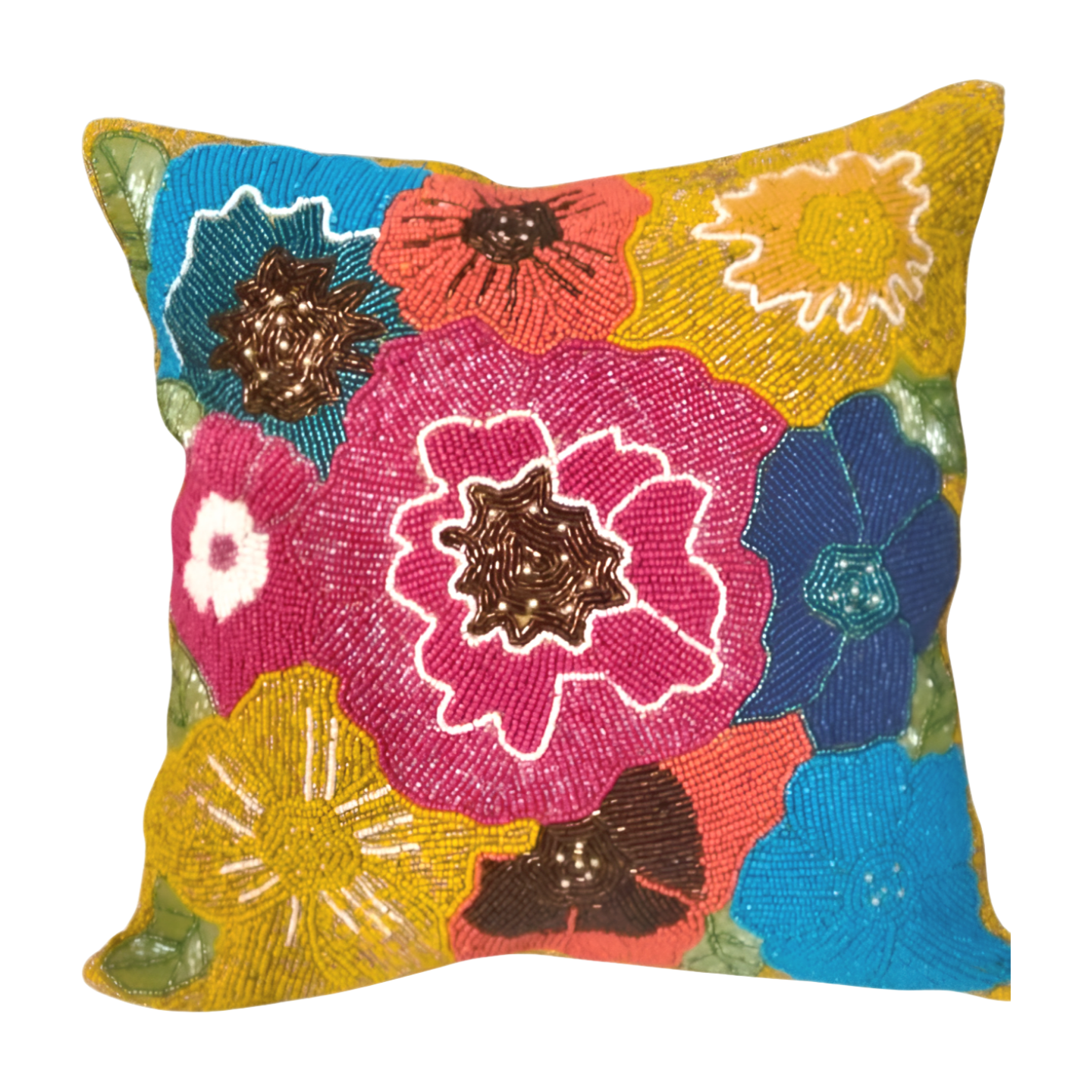Handmade Bright Multi_colored Cushion Covers