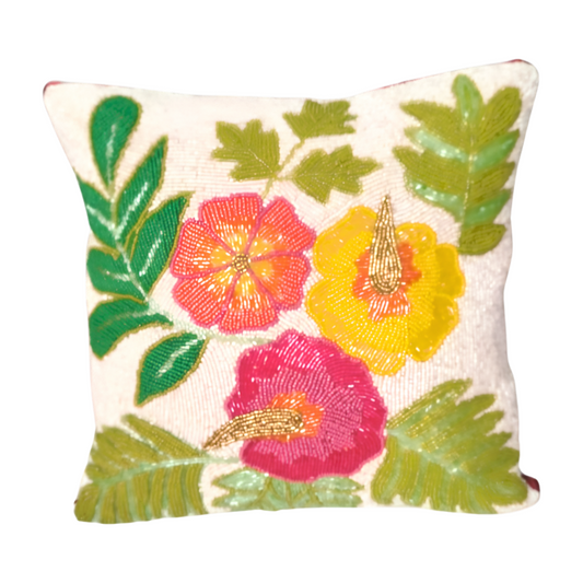 Handmade Cream Cushion Covers