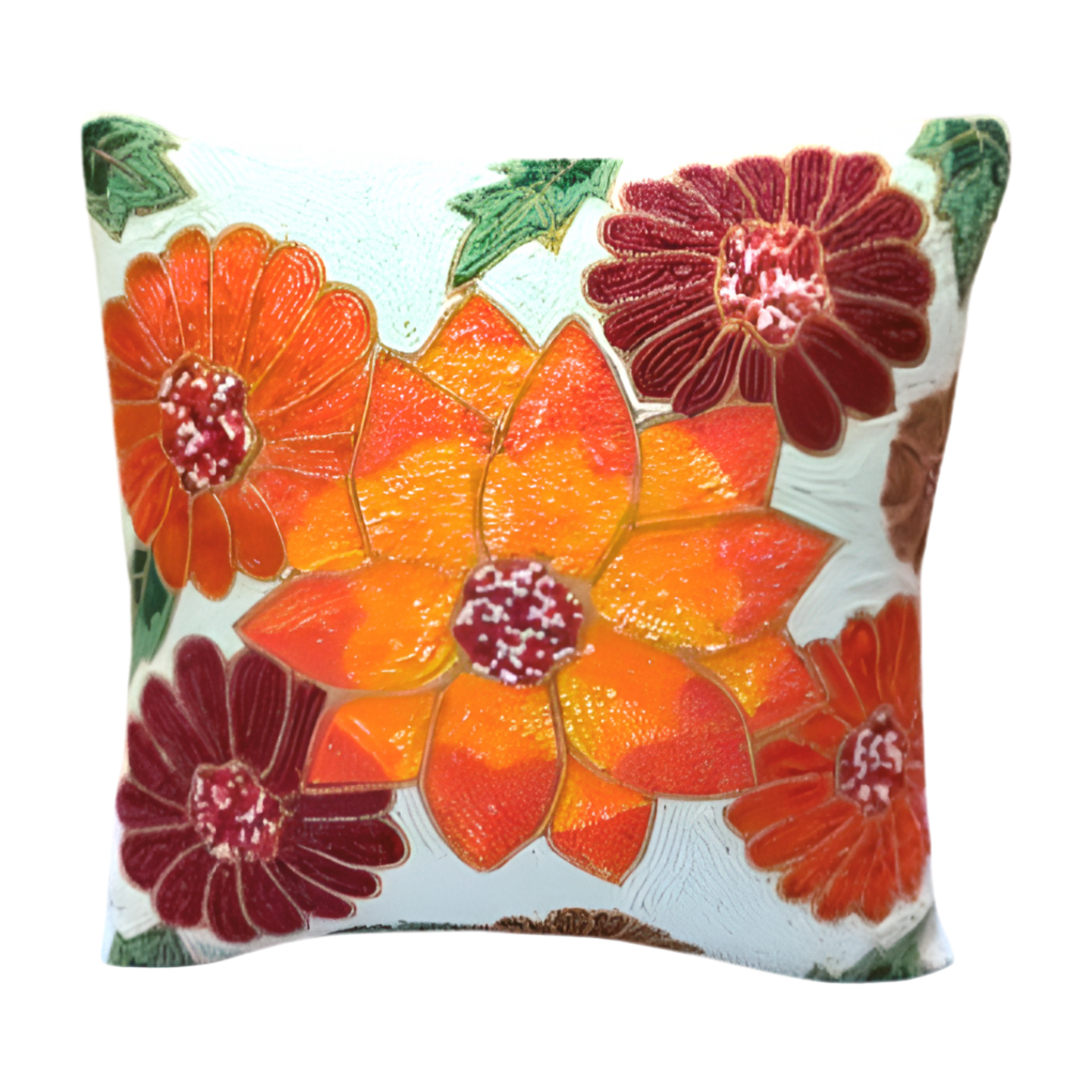 Handmade Bright Multi-colored Cushion Covers