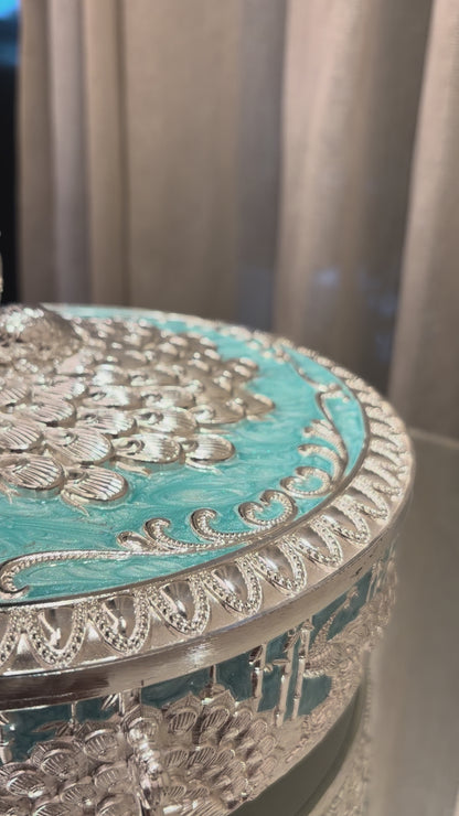 Azure Peacock Gift Box
