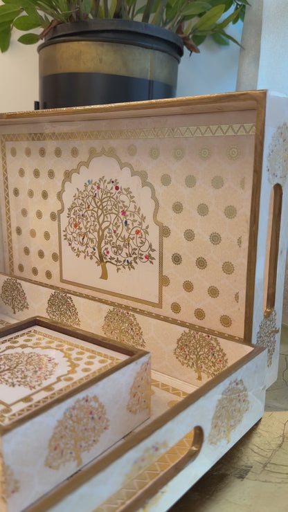Tree of Life Heritage Tray Set of 4
