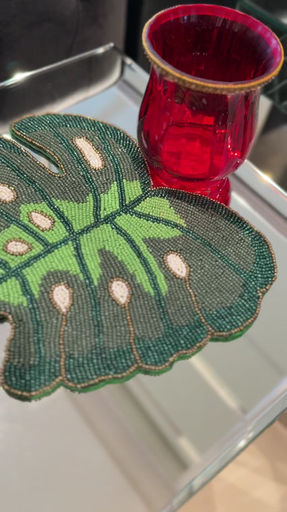 Christmas Green Leaf Placemat